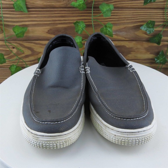 Kenneth Cole Reaction Sz 9.5 Slip-On Gray Fabric Men Slip On Medium (D, M) - Picture 3 of 11